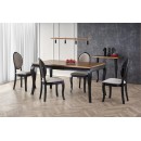 Стол обеденный HALMAR WINDSOR дуб темный/черный 160-240/90 Стол обеденный HALMAR WINDSOR дуб темный/черный 160-240/90